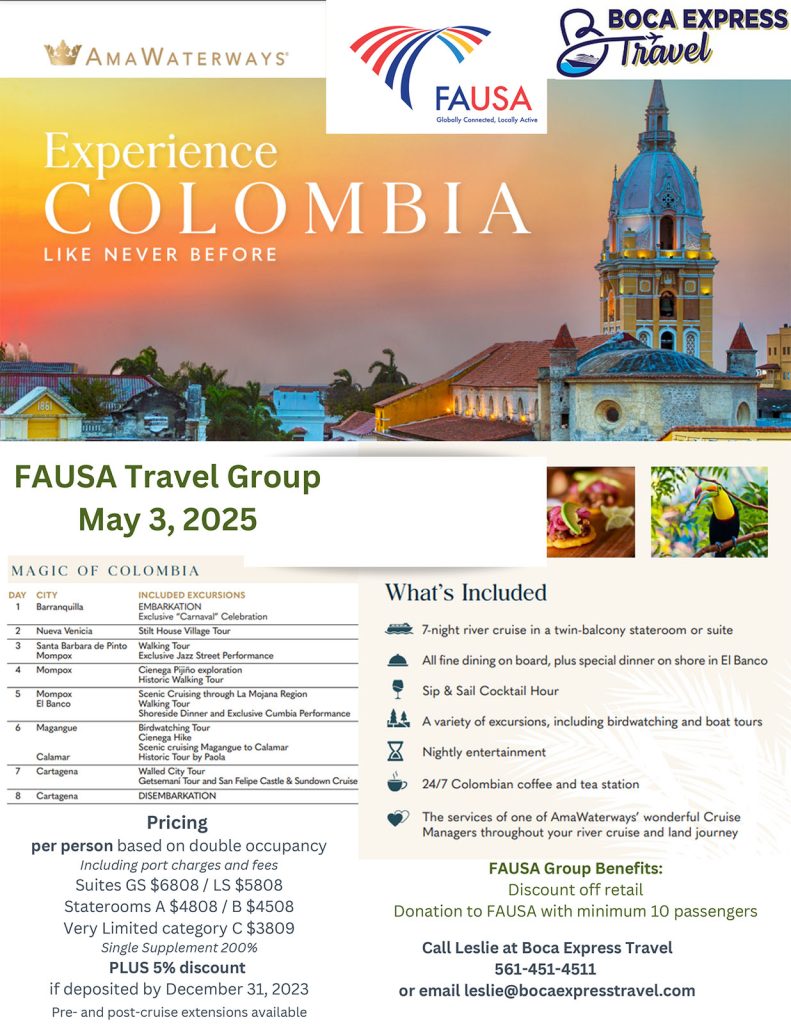 Experience Columbia in 2025 with FAUSA